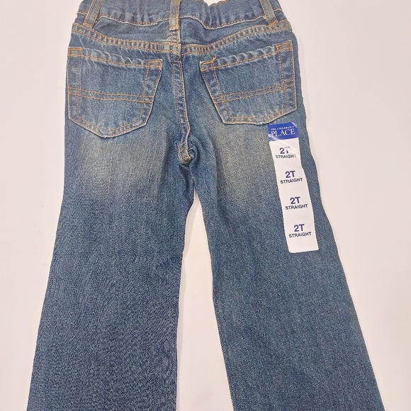 Boy's Straight Childrens Place Jeans Denim Size 2T - Picture 3 of 4